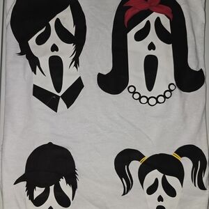 Kids Scream Costume T-Shirt - Black and White